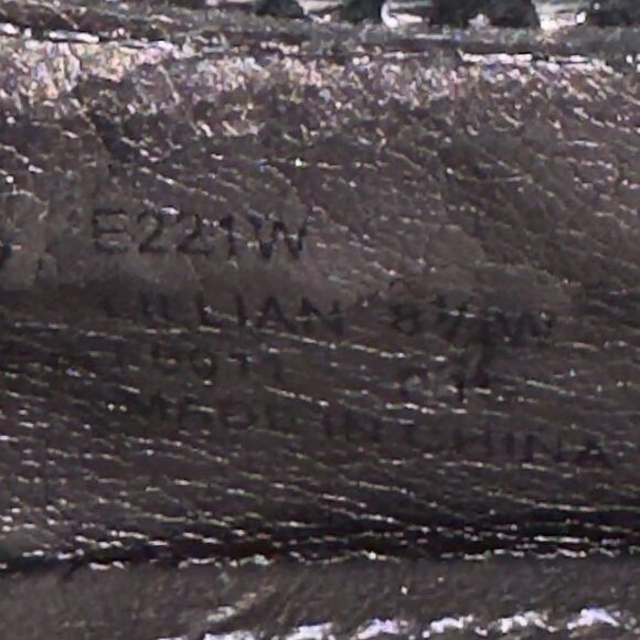 Calvin Klein Lilian Pebbled Black Metallic Flats Women's 8.5W - Picture 10 of 12